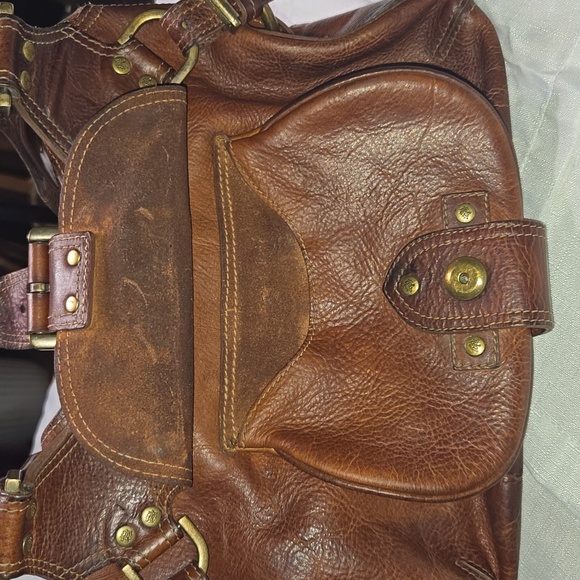 Vintage Mulberry Brown Satchel - Picture 6 of 9